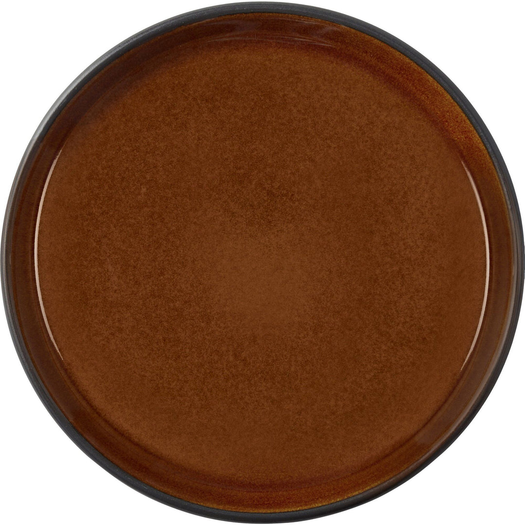 Bitz Bitz Gastro Tallerken Ø17 cm, blank rav/sort ❤ detaljebillede i kategorien Tallerkener