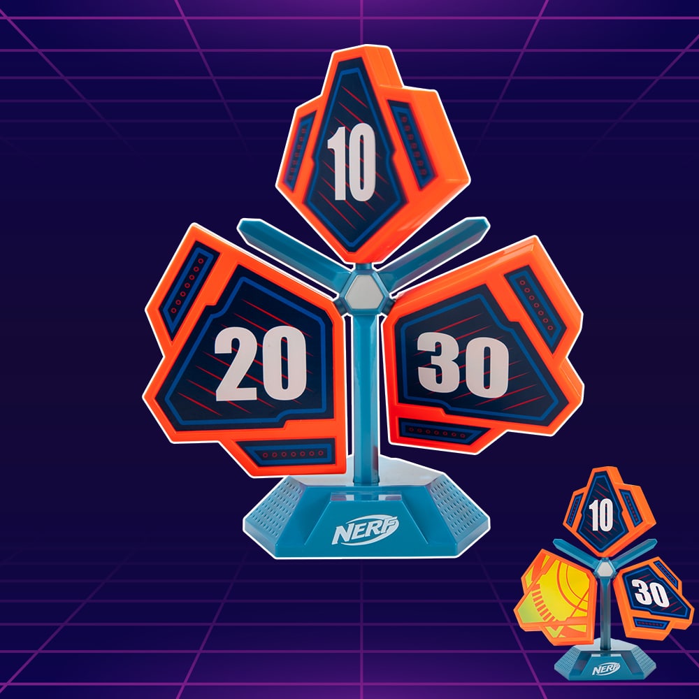 Produktbillede af Køb Nerf Elite Hit N Spin Target (Kan også bruges til Gel Blasters) på tilbud