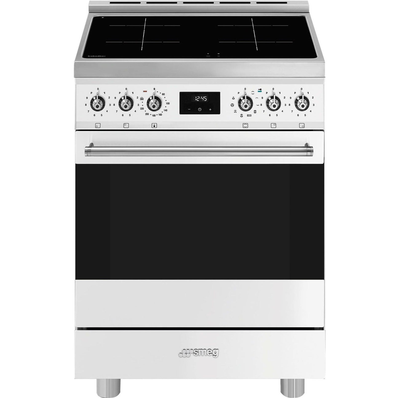 Smeg Smeg C6IPWHM2 Classic Induktionskomfur 60 cm – vinkelbillede (Komfurer)