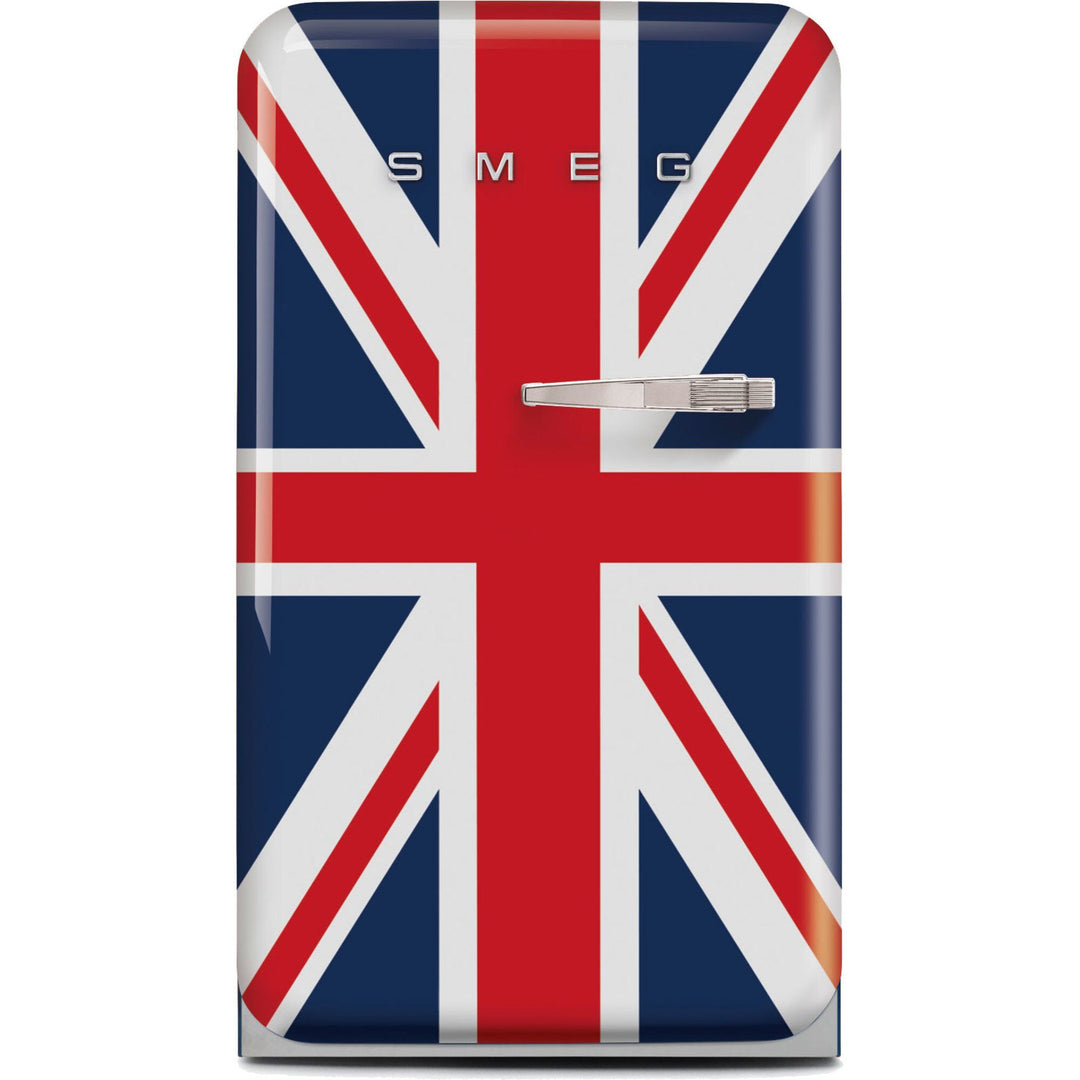 Smeg Smeg FAB10LDUJ5 Fritstående køleskab 97 cm, Union Jack – vinkelbillede (Køleskabe)