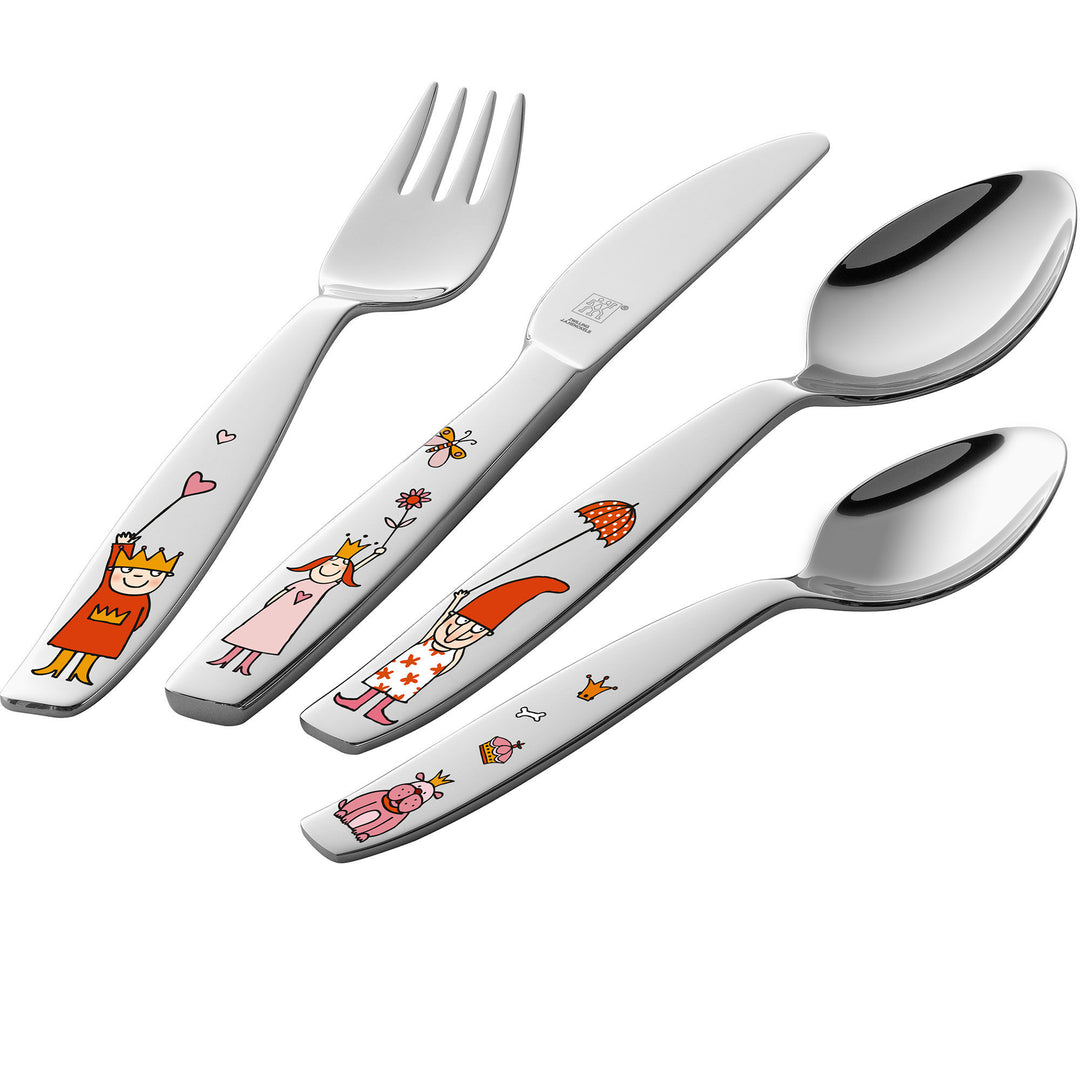 Zwilling Zwilling Prinsesse Emilie børneservice 4 dele, rustfrit stål – detaljebillede (Børneservice)
