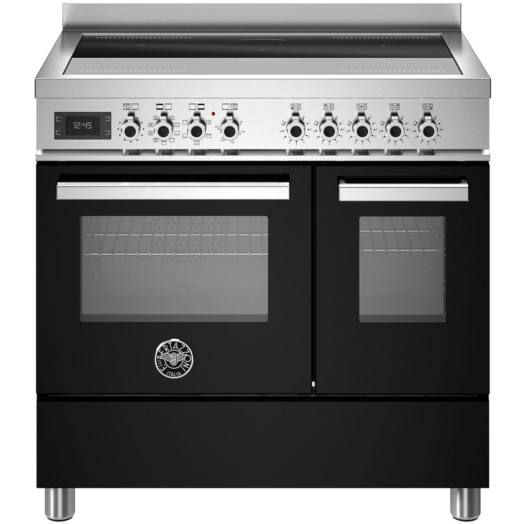 Bertazzoni Bertazzoni PRO95I2ENET Professional induktionskomfur med dobbeltovn, 90 cm, sort – detaljebillede (Induktionskomfur)