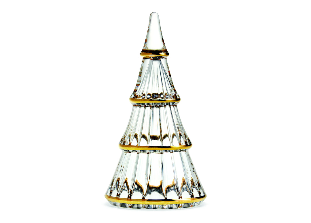 Produktbillede af Holmegaard Fairytales Juletræ klar med guld XL i premium kvalitet