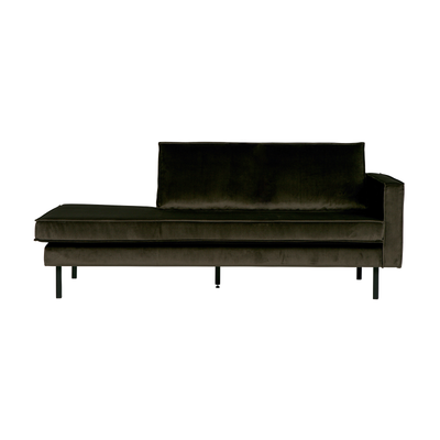 BePureHome Rodeo Daybed Højrevendt Velour - Dark Green ❤ Stort online udvalg i BePureHome ❤ Billig fragt og hurtig levering 2 - 5 hverdage ❤ Varenummer: BYH-1404871 / Ean: 8714713072842 på lager - Udsalg på Daybed - Over 312 kendte brands på udsalg
