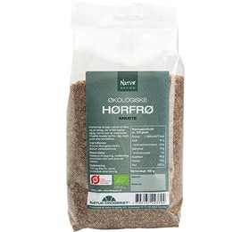 Detaljeret produktbillede af ND Hørfrø knuste Ø 400g. på tilbud