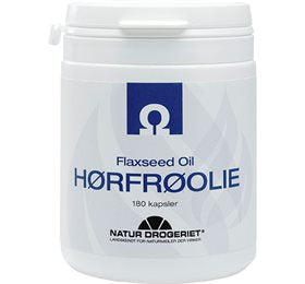 Detaljeret produktbillede af ND Hørfrøolie kaps 500 mg 180 kapsler på tilbud