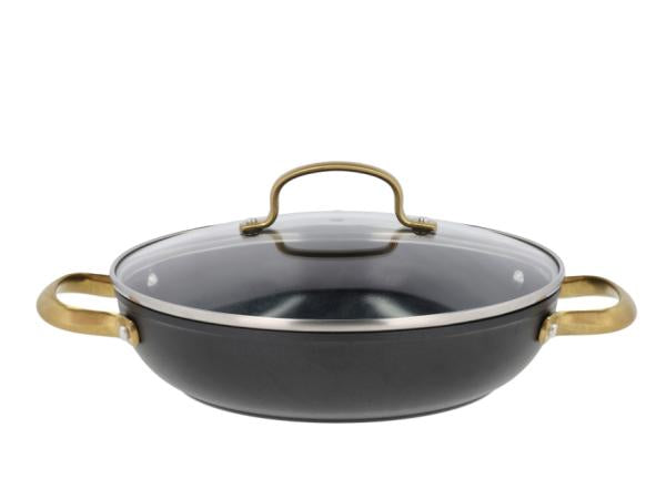 Produktbillede af Claus Holm HOLM Brasserie Sautergryde keramisk non-stick Dia 26 x 6,4 cm 2,7 liter Sort i premium kvalitet