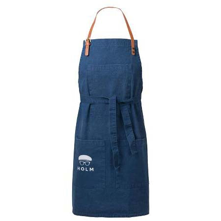 Produktbillede af Claus Holm HOLM Forklæde 70 x 90 cm Blå i premium kvalitet
