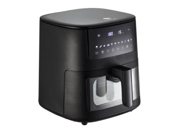 Produktbillede af Claus Holm HOLM Airfryer med vindue 6,5 liter 1650 watt Mat sort i premium kvalitet