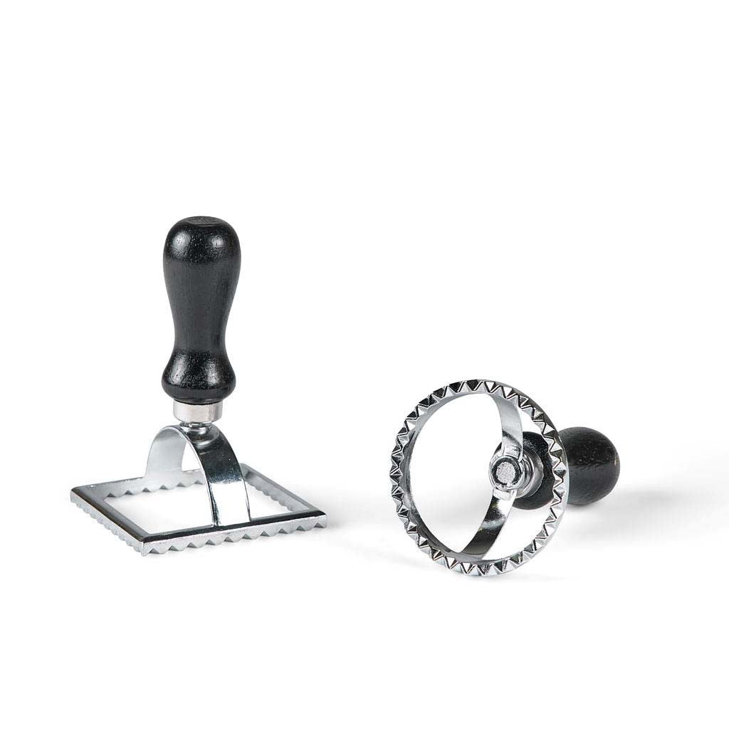 Produktbillede af Claus Holm HOLM Raviolistempel Sort/Metal 2 stk. i premium kvalitet