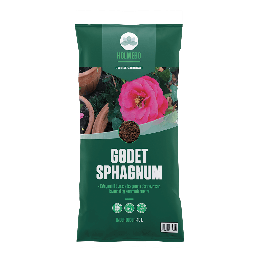 Produktbillede af Gødet sphagnum 40 liter på tilbud i høj kvalitet