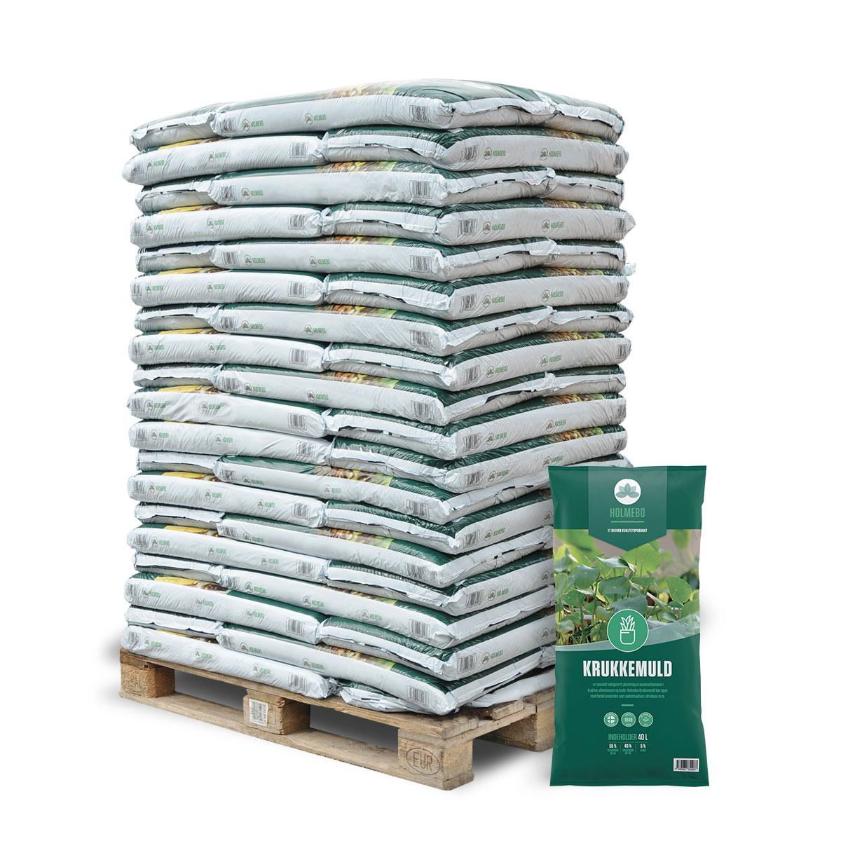 Produktbillede af Krukkemuld 60 poser á 40 liter på tilbud i høj kvalitet