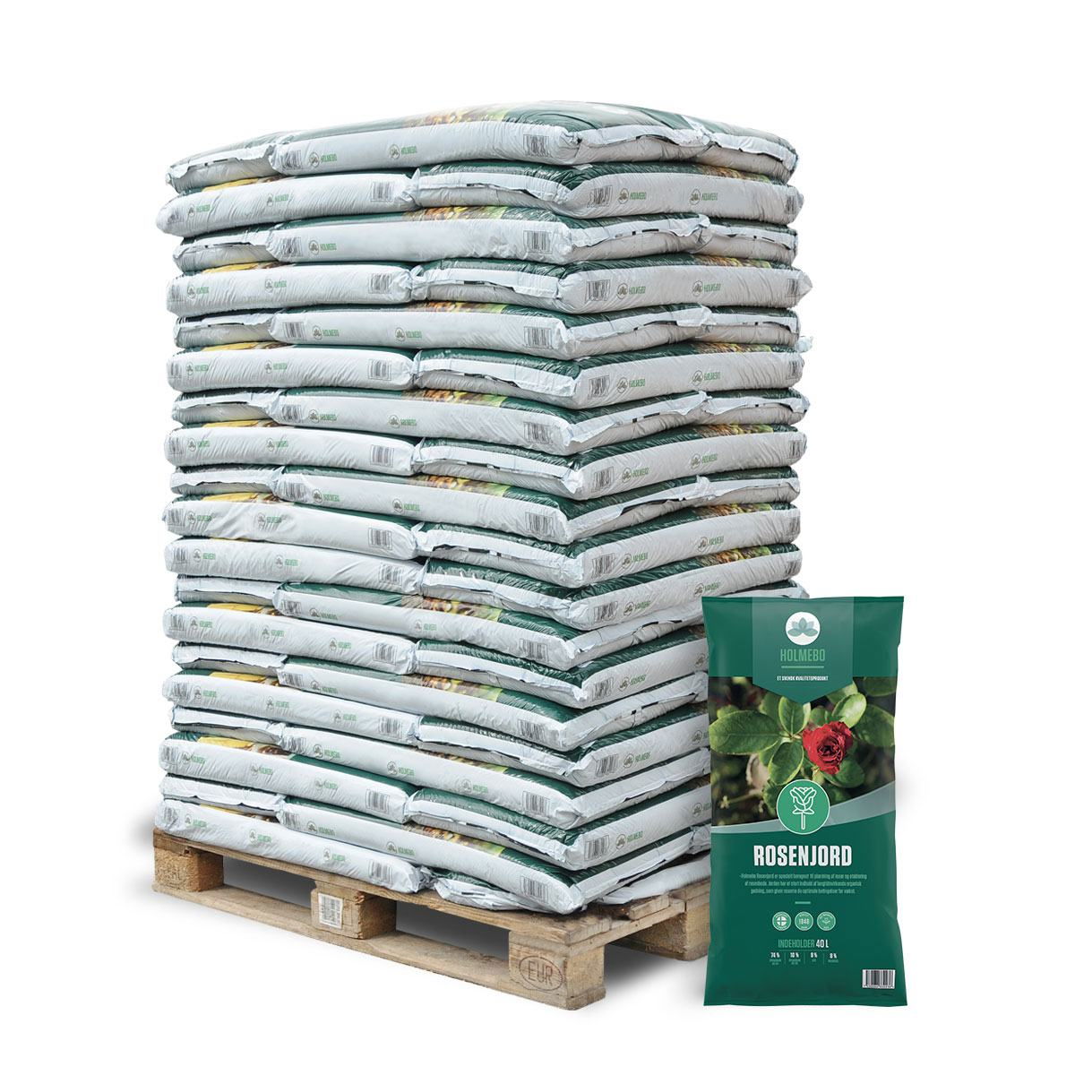 Produktbillede af Rosenjord 60 poser á 40 liter på tilbud i høj kvalitet