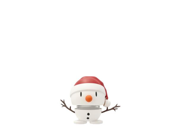 Produktbillede af Hoptimist Soft Santa Snowman 8,2 x 6,2 x 6,9 cm S Hvid i premium kvalitet