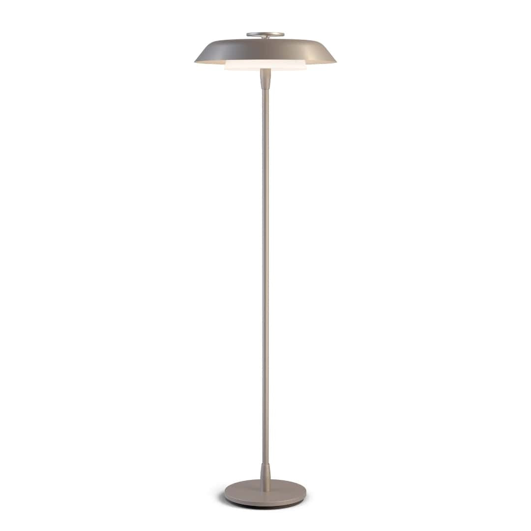 Horisont Gulvlampe Metallisk Champagne Belid