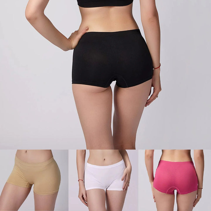 Hotpants Hipster 5-stk. pakke (flere forskellige farver) XXL 1 pink 1 lilla 1 beige 1 sort 1 hvid