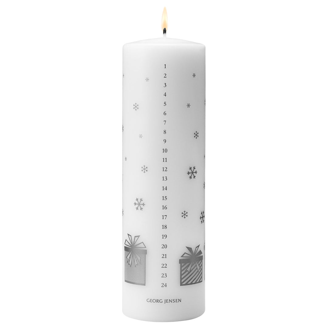 Georg jensen Georg Jensen CC 2025 kalenderlys, sølv ❤ produktfoto (Julepynt)
