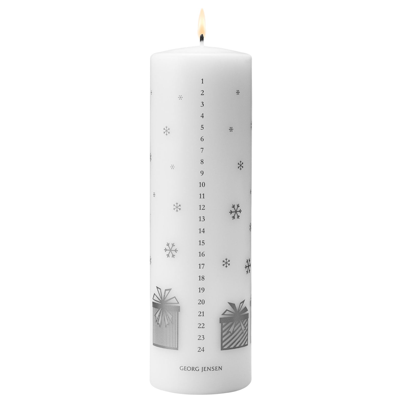 Georg jensen Georg Jensen CC 2025 kalenderlys, sølv ❤ produktfoto (Julepynt)
