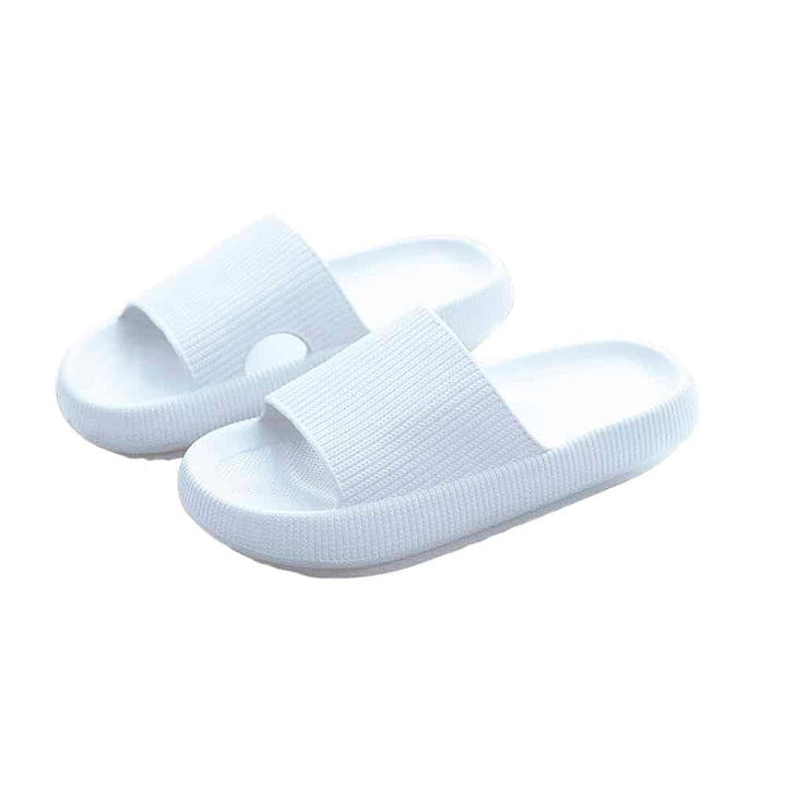 Slippers / Tøfler Bløde & Skridsikre i flere flotte farver (kendt som Happy Flops) Hvid / 42/43