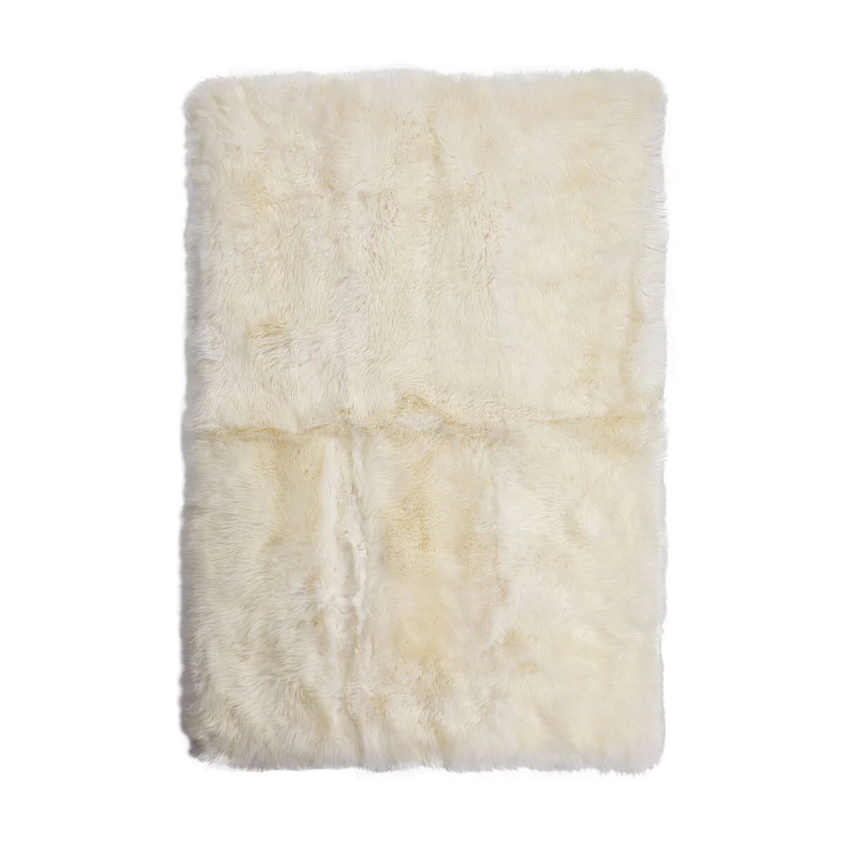 Produktbillede af NATURES COLLECTION DESIGNERGULVTÆPPE LANGHÅRET NEW ZEALAND HVID 240 i premium kvalitet