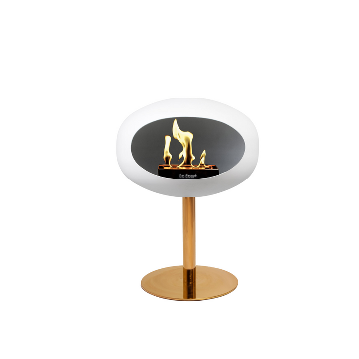 Hvid biopejs Ground Steel Low Rose Gold