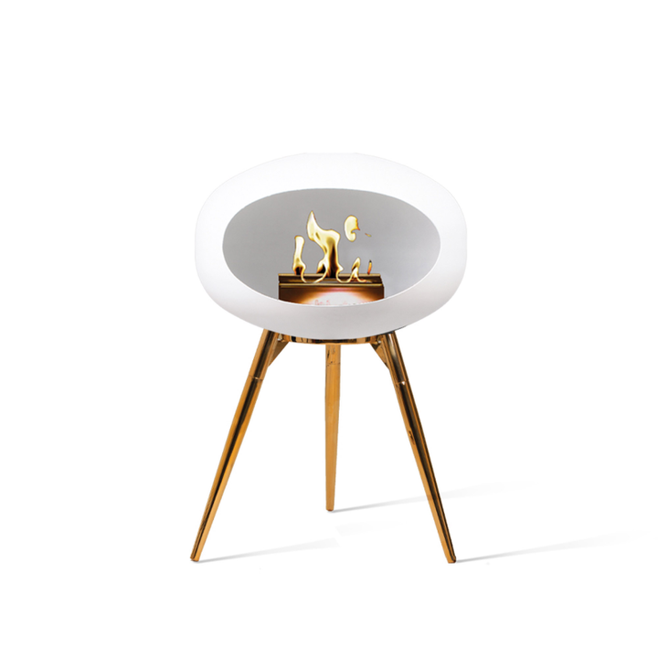 Le Feu Hvid biopejs med RoGold skål - Ground Low 45cm - ben i RoGold ❤ Stort online udvalg i Le Feu ❤ Billig fragt og hurtig levering 2 - 5 hverdage ❤ Varenummer: BYH-2431788 / Ean: 5713958001399 på lager - Udsalg på Biopej- Over 434 design mærker på udsalg