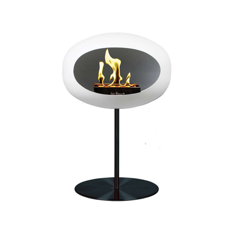 Hvid biopejs Ground Steel Low 50cm Sort