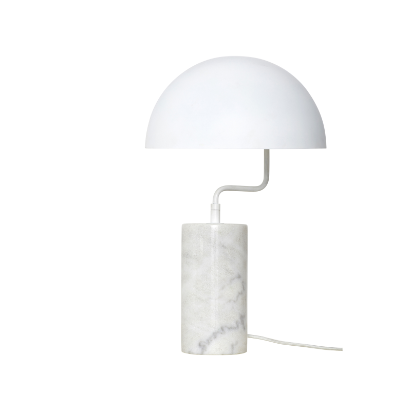 Hübsch Interiør Poi- Marmor Bordlampe - Hvid ❤ Stort online udvalg i Hübsch Interiør ❤ Billig fragt og hurtig levering 2 - 5 hverdage ❤ Varenummer: BYH-1277531 / Ean: 5712772067314 på lager - Udsalg på Bordlamper - Over 434 design mærker på udsalg