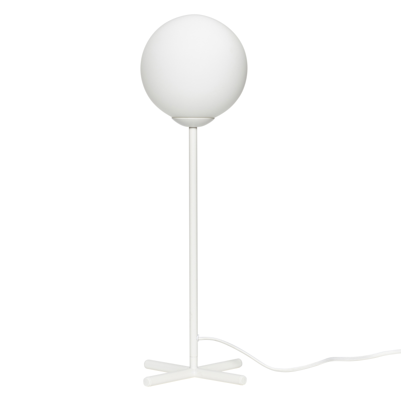 Hübsch Interiør Champ - Hvid Bordlampe - Kugle ❤ Stort online udvalg i Hübsch Interiør ❤ Billig fragt og hurtig levering 2 - 5 hverdage ❤ Varenummer: BYH-1144885 / Ean: 5712772066119 på lager - Udsalg på Bordlamper - Over 434 design mærker på udsalg