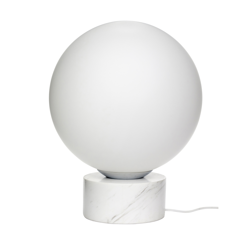 Produktbillede af Sphere Hvid Gulvlampe i Marmor på tilbud i høj kvalitet