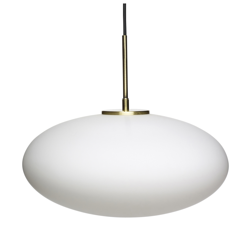 Hübsch Interiør Mu- Hvid Messing Loftlampe ❤ Stort online udvalg i Hübsch Interiør ❤ Billig fragt og hurtig levering 2 - 5 hverdage ❤ Varenummer: BYH-1418141 / Ean: 5712772069035 på lager - Udsalg på Loftlamper - Over 785 kendte brands på udsalg