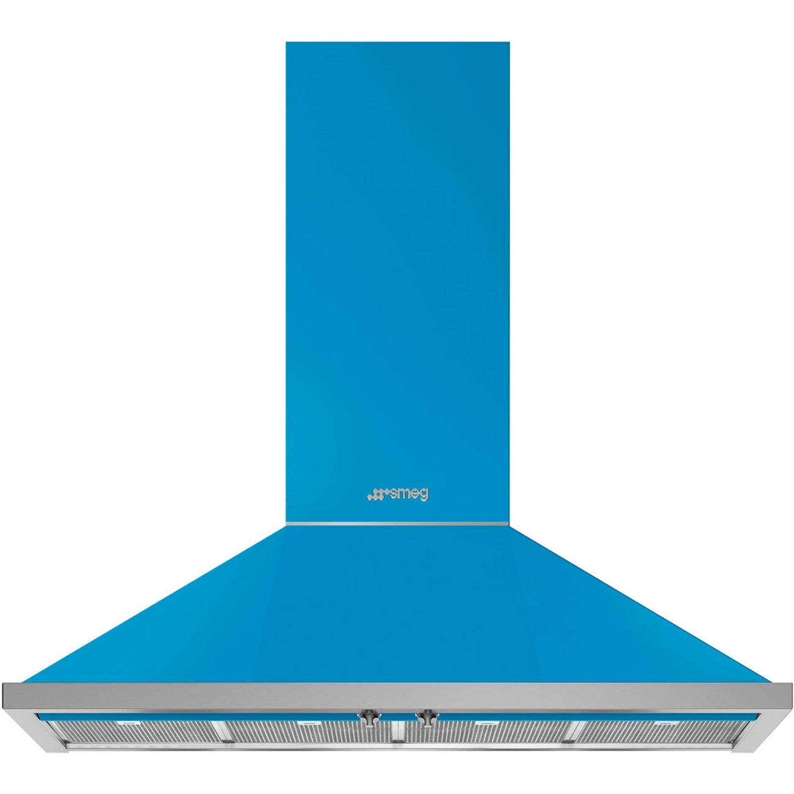 Smeg Smeg KPF12T Portofino emhætte 120 cm, turkis ❤ frontbillede (Emhætter)
