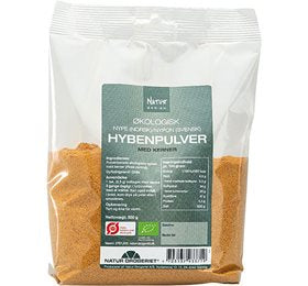 Produktbillede af ND Hyben pulver fint m. kerner Ø 500 g. på tilbud
