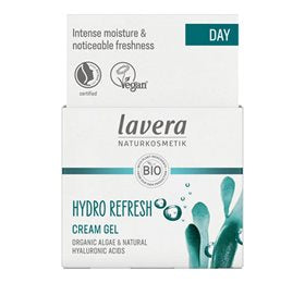 Detaljeret produktbillede af Lavera Hydro Refresh Cream Gel 50ml. på tilbud