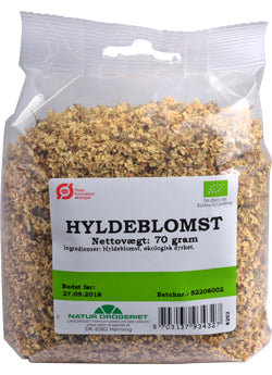 Produktbillede af ND Hyldeblomst Ø 70 g. på tilbud