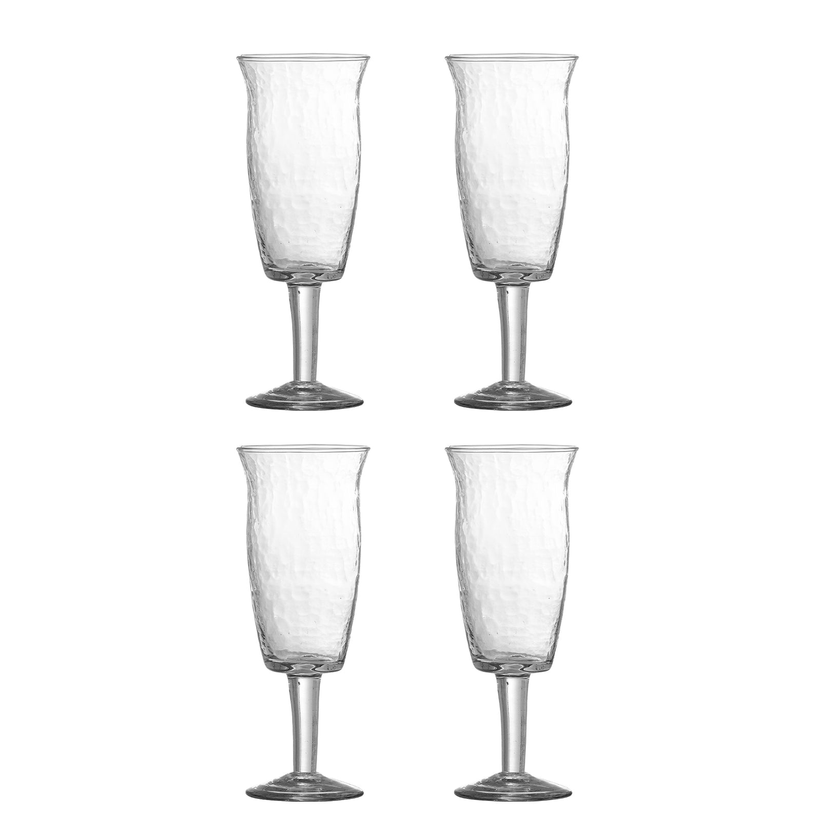 Produktbillede af BLOOMINGVILLE Asha vinglas klar genanvendt glas D7,5xH20 sæt af 4 i premium kvalitet