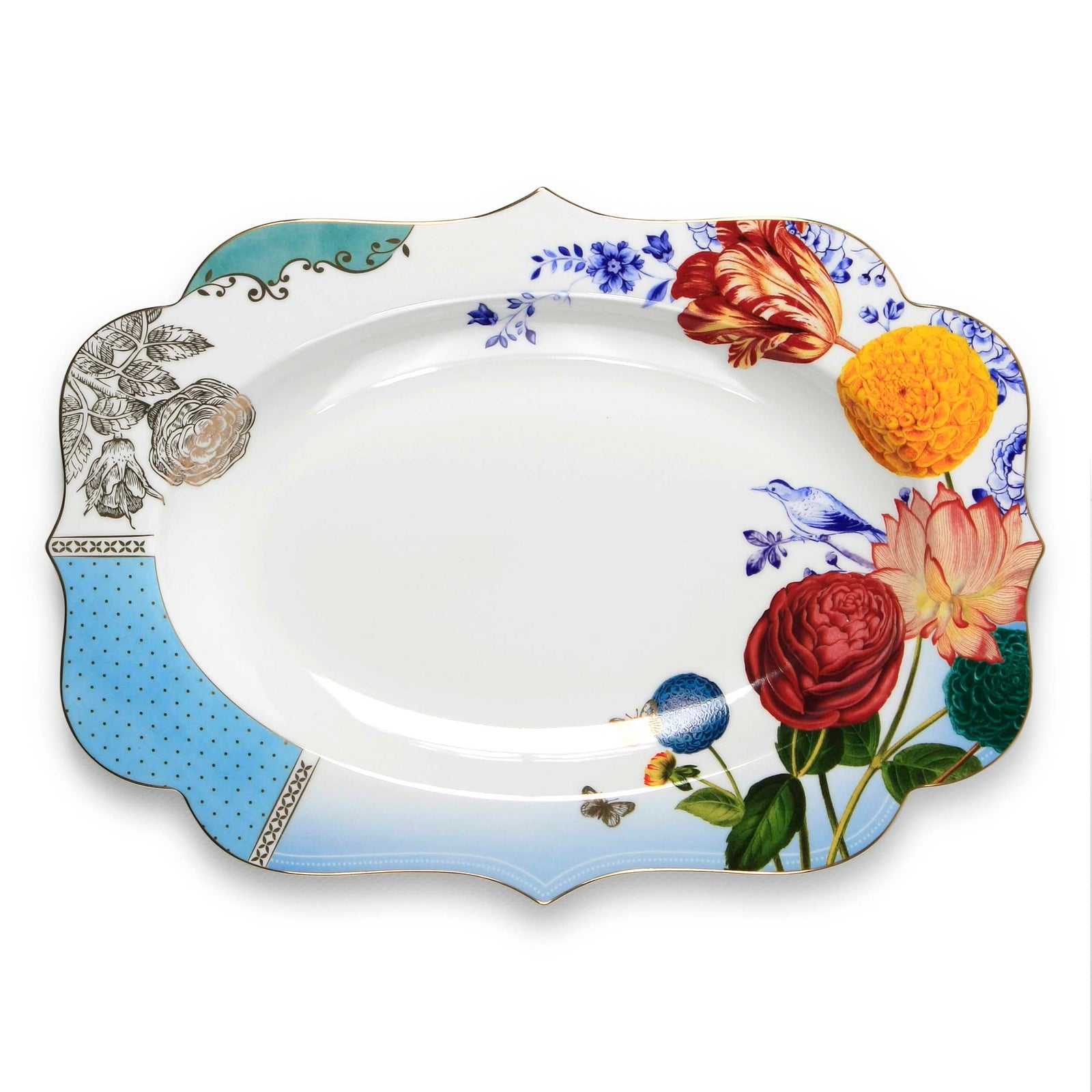 Produktbillede af Oval Platter Royal 40x28.5cm på tilbud i høj kvalitet