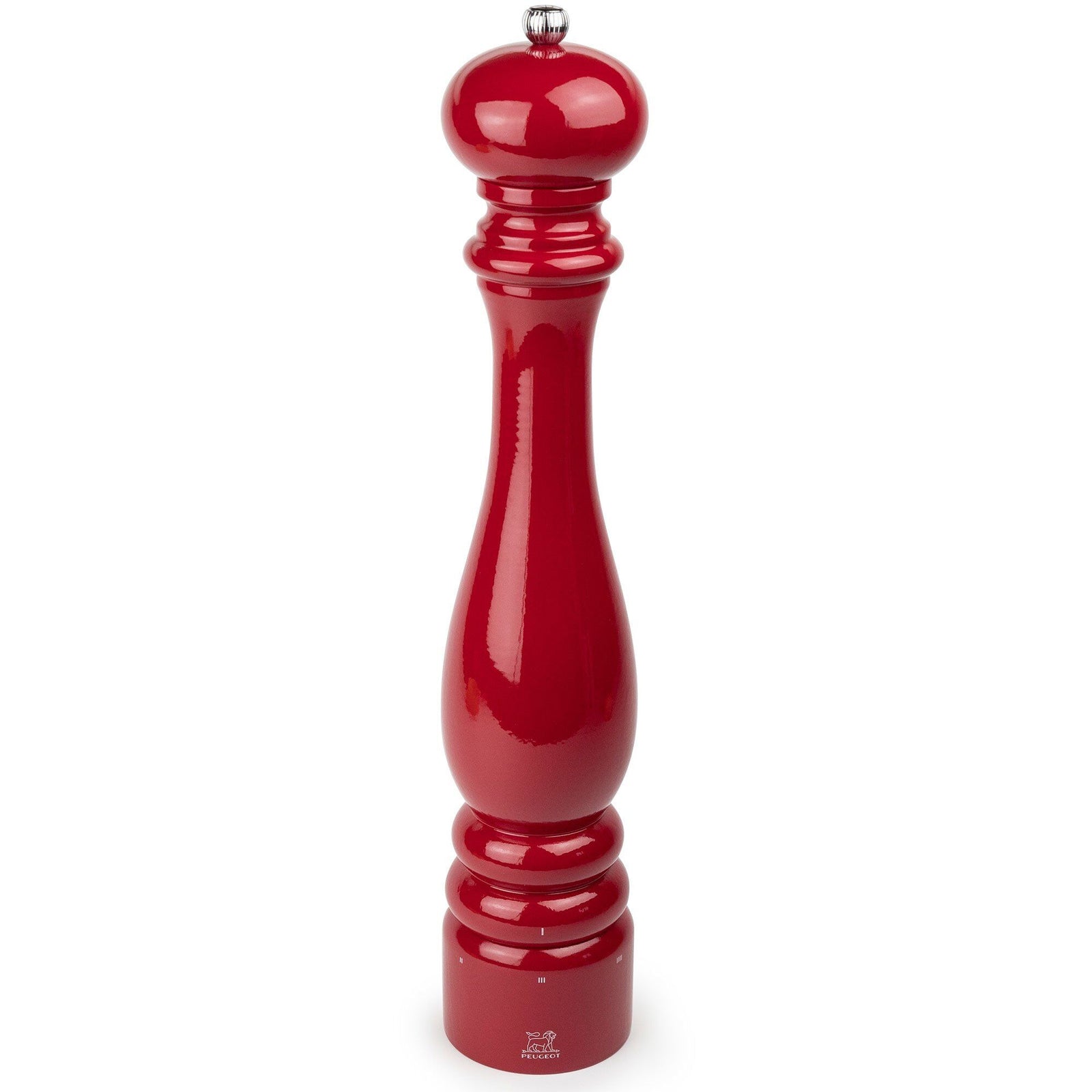 Peugeot Peugeot Paris USelect peberkværn, 40 cm, Poppy Red – close-up (Peberkværn)