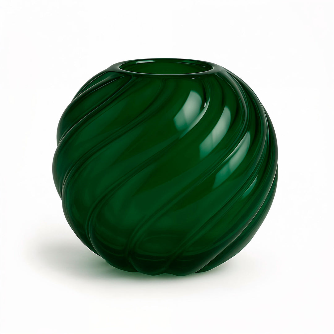 Cooee design Cooee design Twist Ball Vase 20 cm, forest green ❤ produktvisning (Vase)