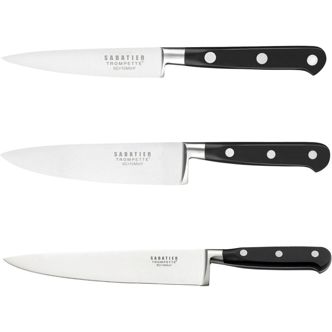 Sabatier Sabatier Origin Startsæt, 3 knive – close-up (Knivsæt)