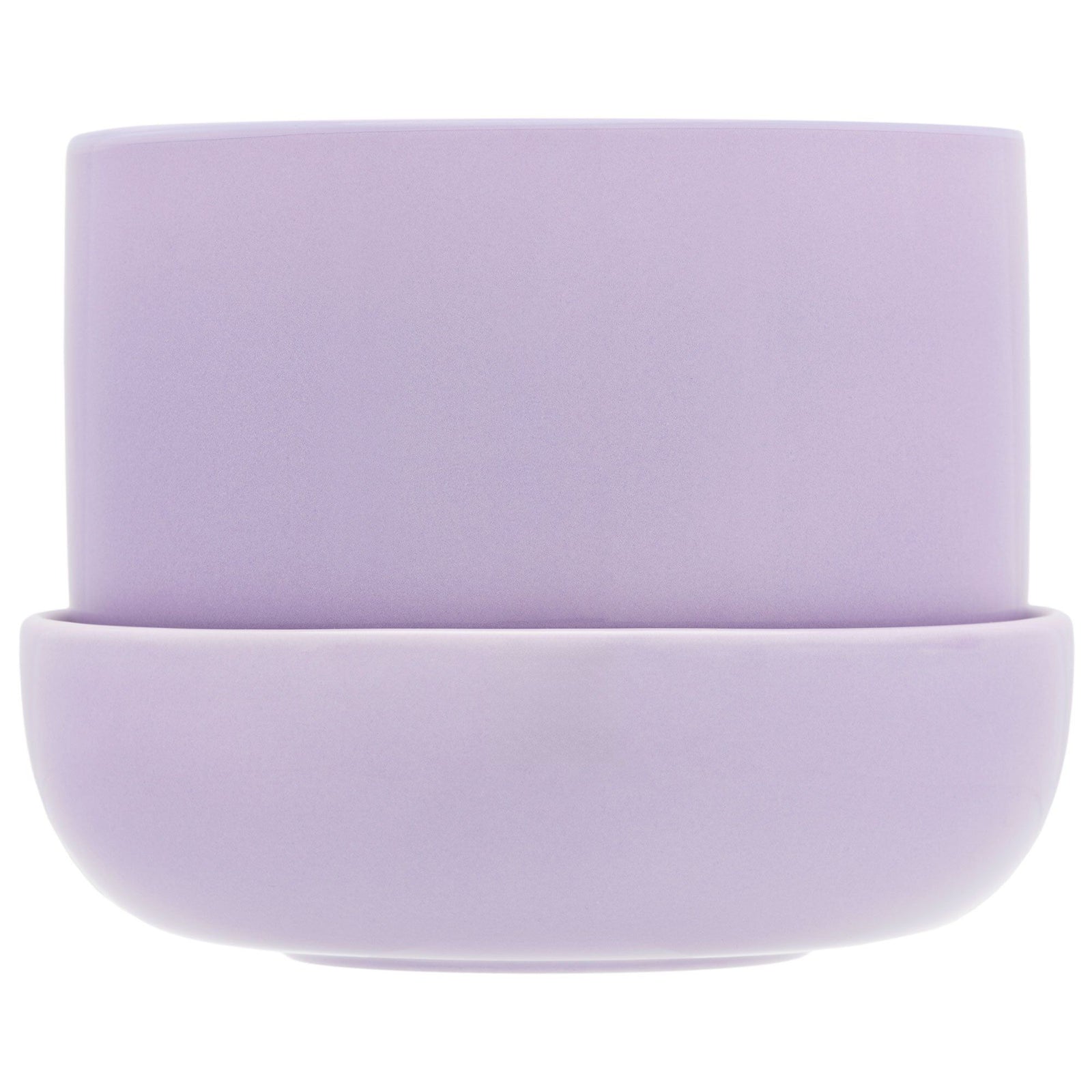 Iittala Iittala Nappula Kruka m. skål 17x13cm, lilla ❤ produktbillede i kategorien Krukke