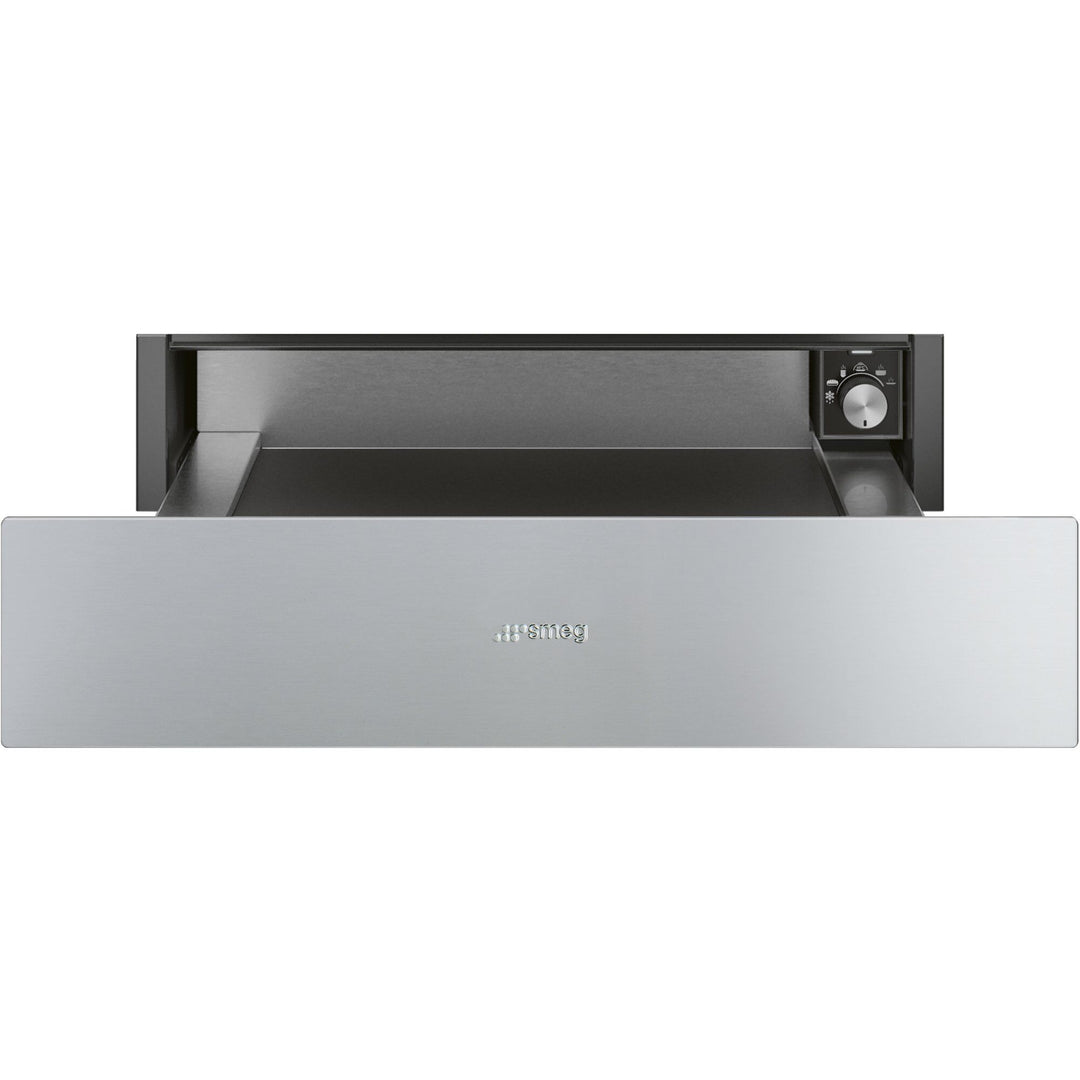 Smeg Smeg Classic Varmeskuffe I Rustfrit Stål, 15cm Høj – produktfoto (Varmekasse)