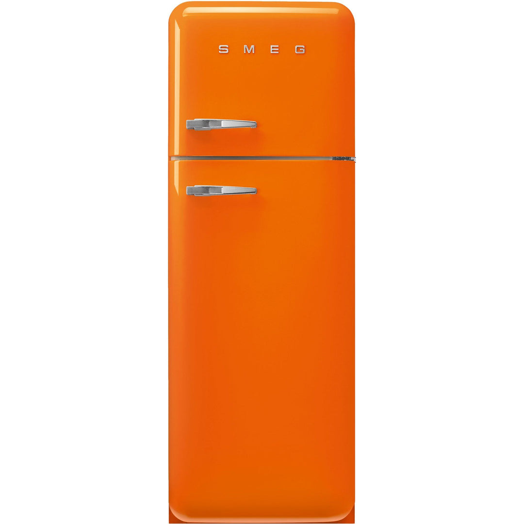 Smeg Smeg FAB30ROR6 Køleskab/Fryser 172cm Højrehængt Orange – frontbillede (Køle- /frysekabe)