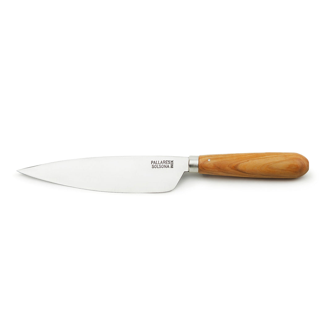 PallarÃ¨s Køkkenkniv 16 cm, rustfrit stål/oliventræ