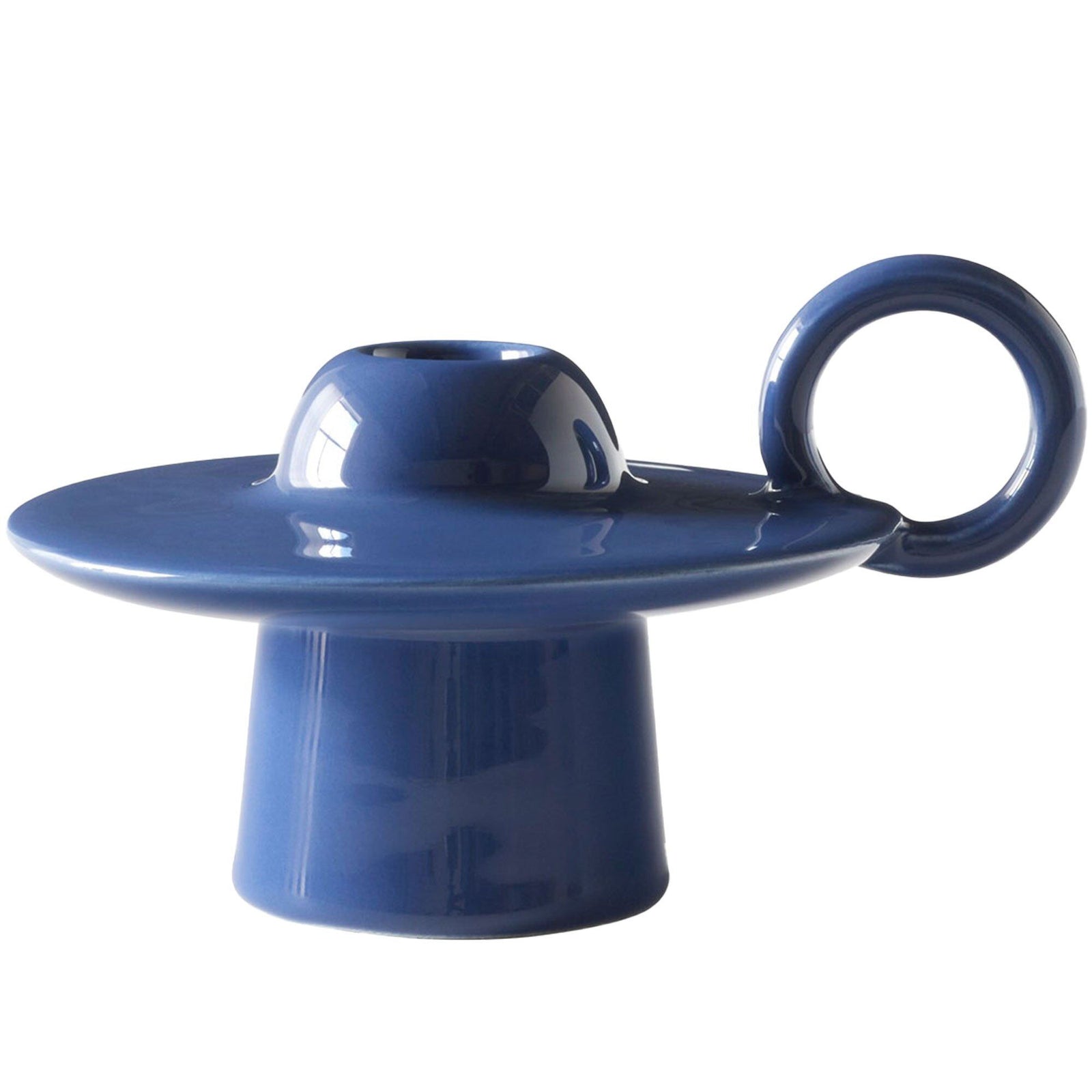 Andtradition AndTradition Momento JH39 Lysestake, azure – frontbillede (Lysestager & Fyrfadsstager)