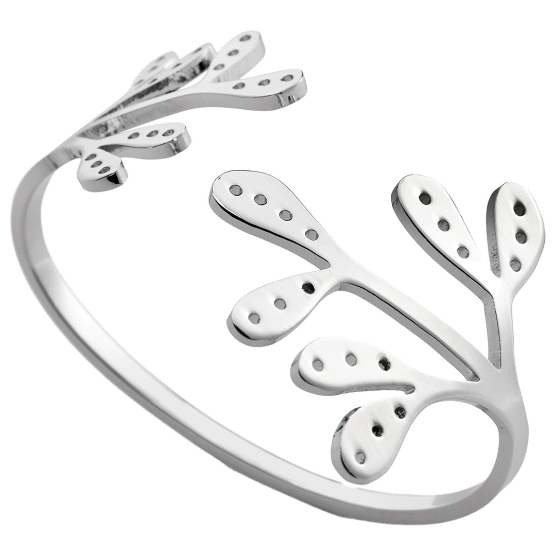 Cooee design Cooee design Mistletoe servietring, stål, 2 stk. – frontbillede (Servietring)