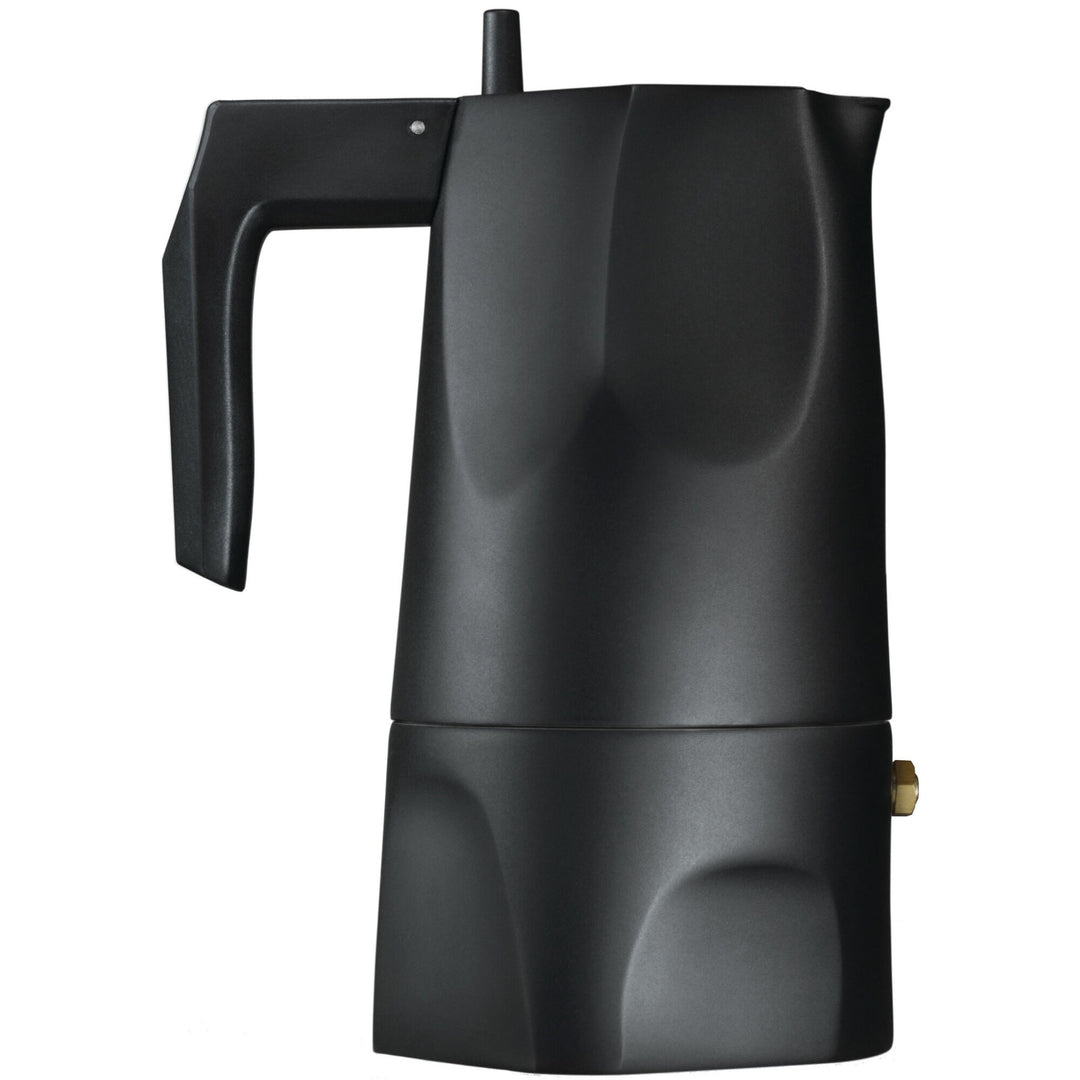 Alessi Alessi Ossidiana Espressobrygger 3 kopper, sort – produktvisning (Mokabrygger)