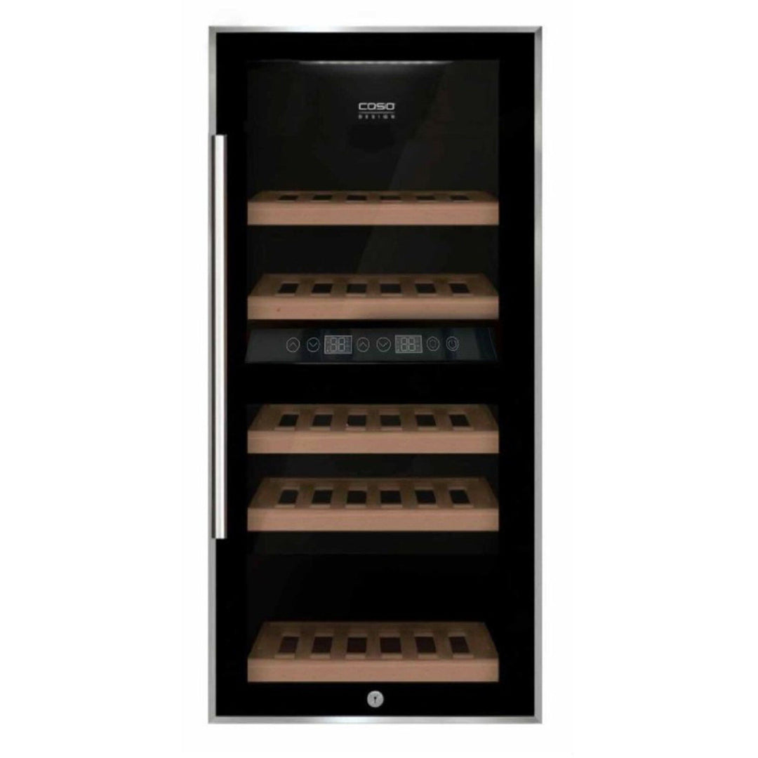 Caso Caso WineComfort 24 flasker sort – vinkelbillede (Vinkøleskabe)