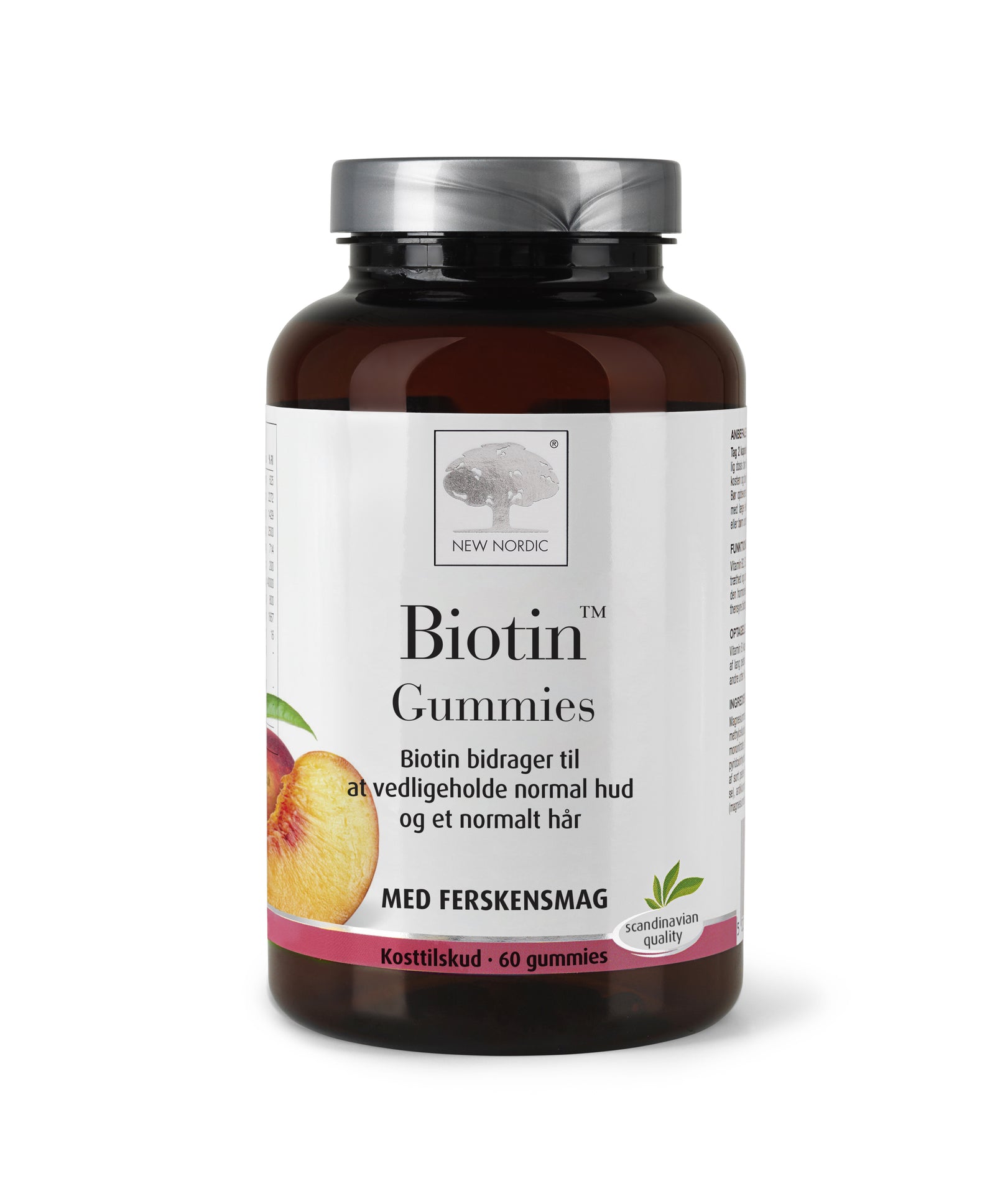 Detaljeret produktbillede af New Nordic Biotin Gummies 60 stk. på tilbud