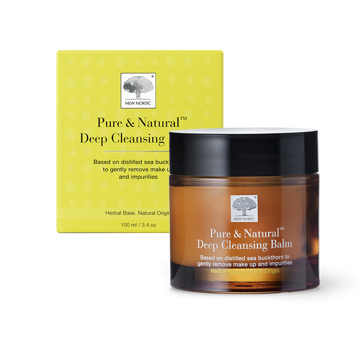 Produktbillede af New Nordic Pure & Natural Deep Cleansing Balm 100ml 2 for 249,- på tilbud